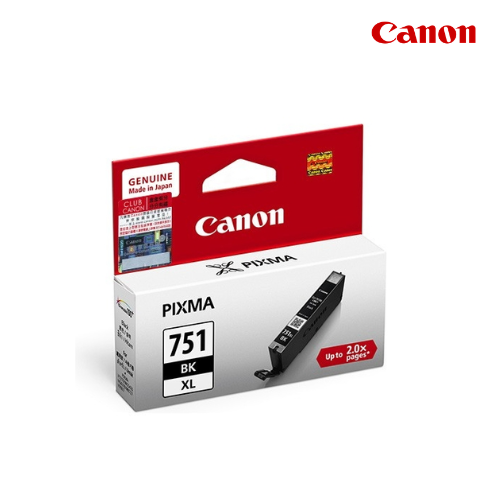 ตลับหมึกอิงค์เจ็ท Canon Original Ink Cartridge CLI-751XL Black, CLI751XL